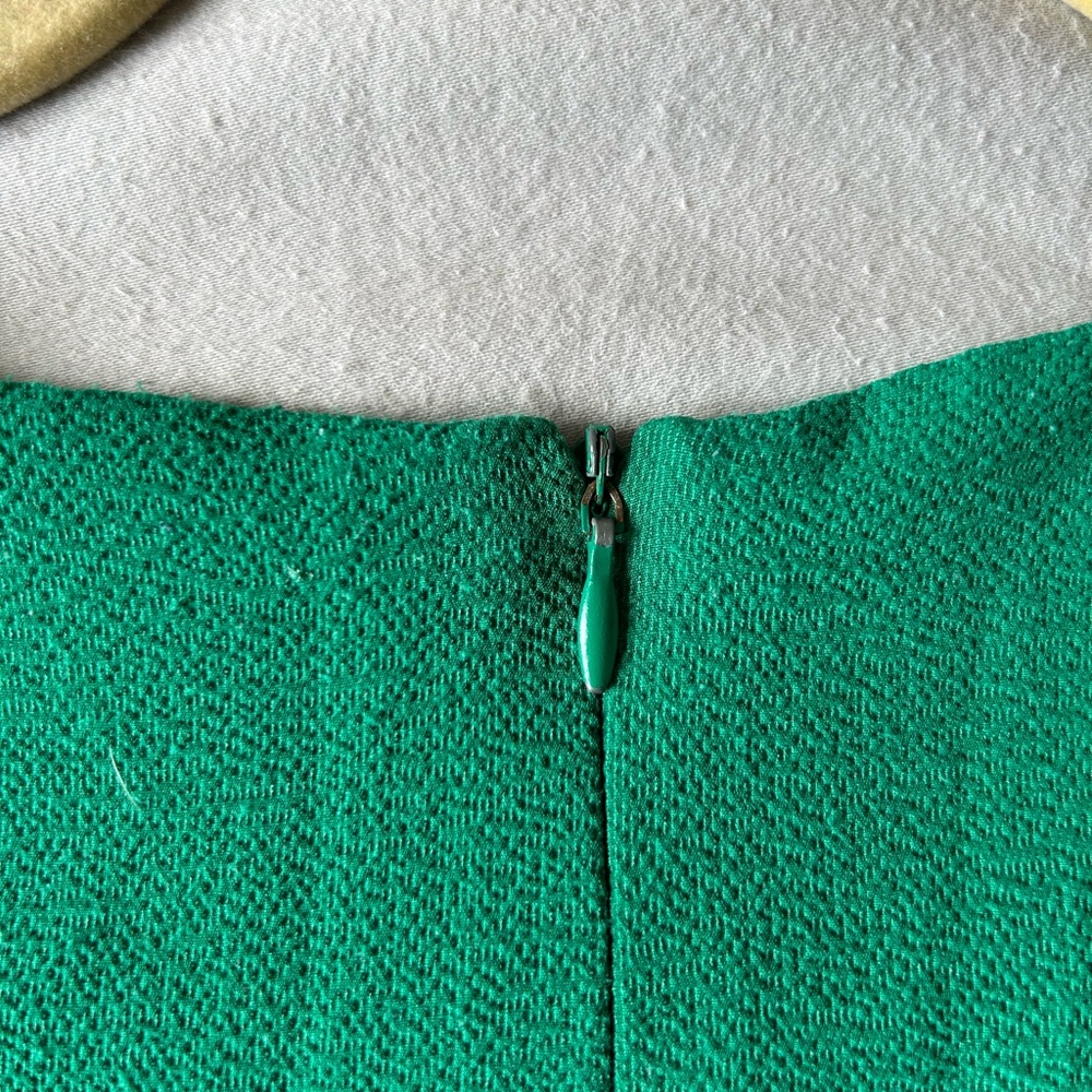Rose & Olive Green Dressy Tank Top with Rounded Neckline - Picture 5 of 5
